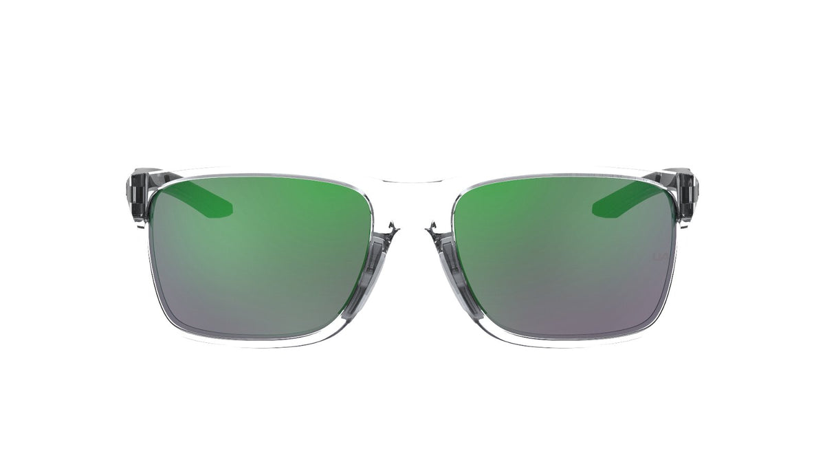 UA Hustle Mirror Unisex Sunglasses - White