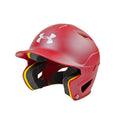 UA Converge Shadow Matte Kids' Batting Helmet - Red