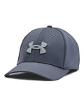 UA Blitzing Low Men's Stretch Fit Cap - Gray