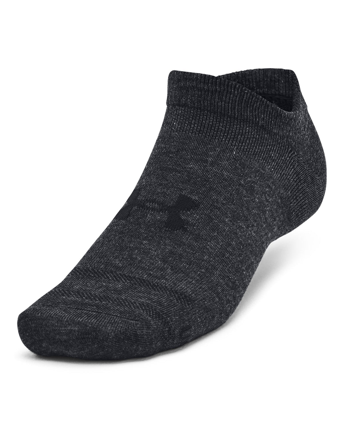 UA Essential Unisex 3-Pack No-Show Socks - Black