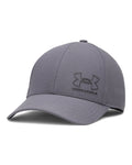 UA ArmourVent Low Men's Stretch Fit Cap - Gray
