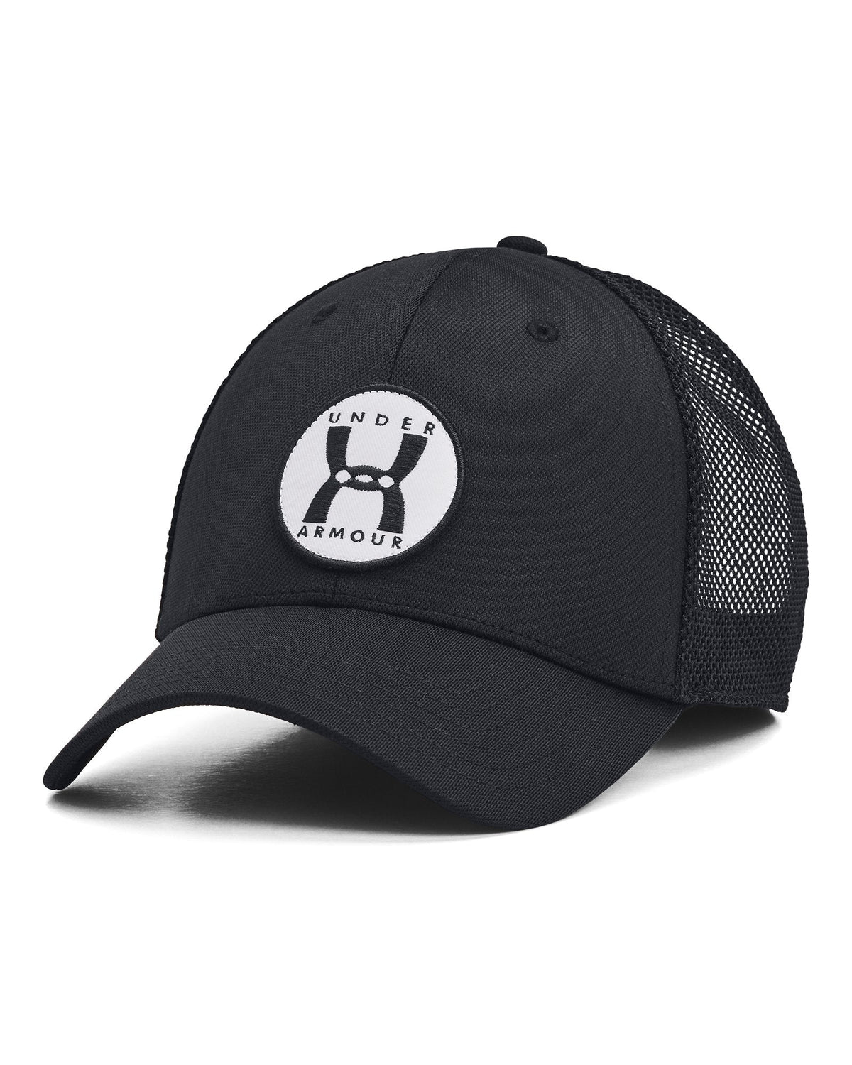 UA Essential Mid Men's Trucker Hat - Black