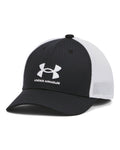 UA Essential Mid Boys' Trucker Hat - Black