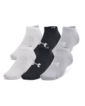 UA Essential Unisex 6-Pack Low Cut Socks - Black