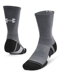UA Team Unisex Crew Socks - Gray