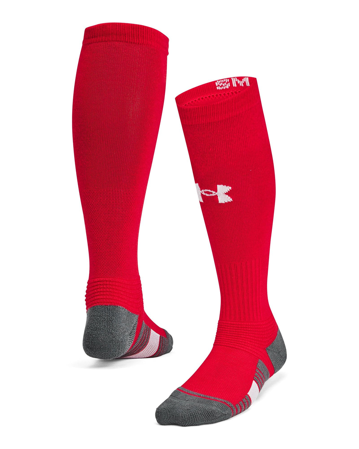 UA Team Kids' Over-The-Calf Socks - Red
