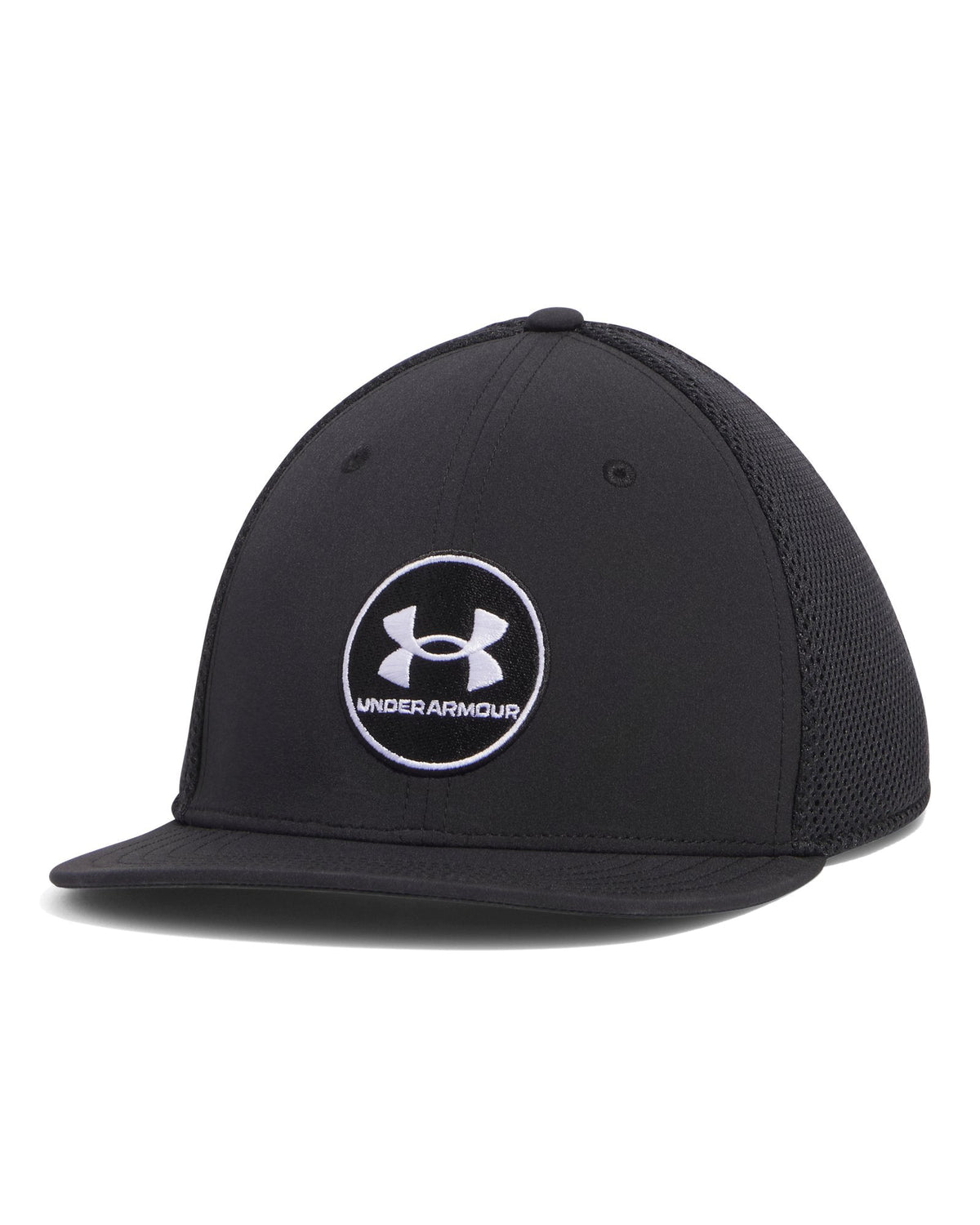 UA Drive Mid Men's Stretch Fit Cap - Black