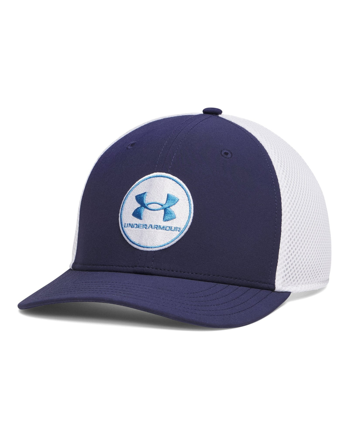 UA Drive Mid Men's Stretch Fit Cap - Blue
