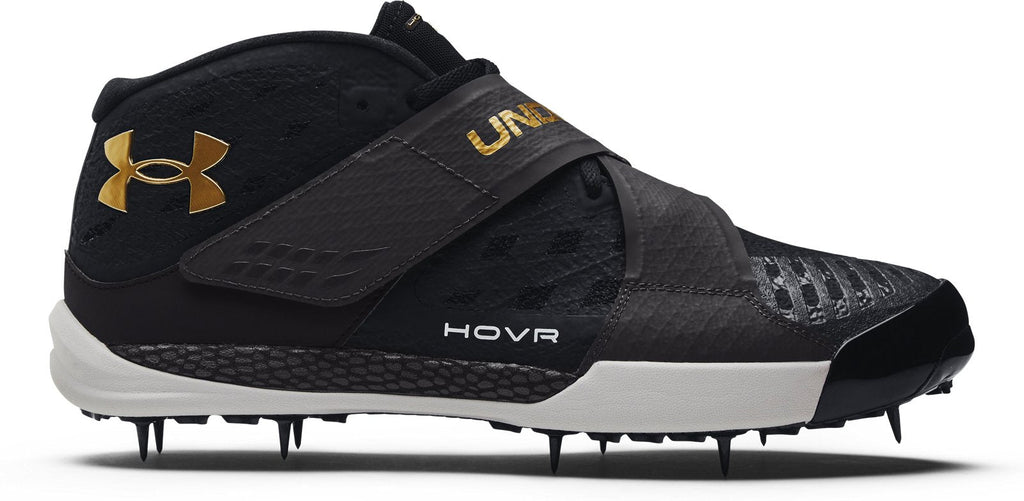 UA HOVR™ Silencer Unisex Track Shoes - Black