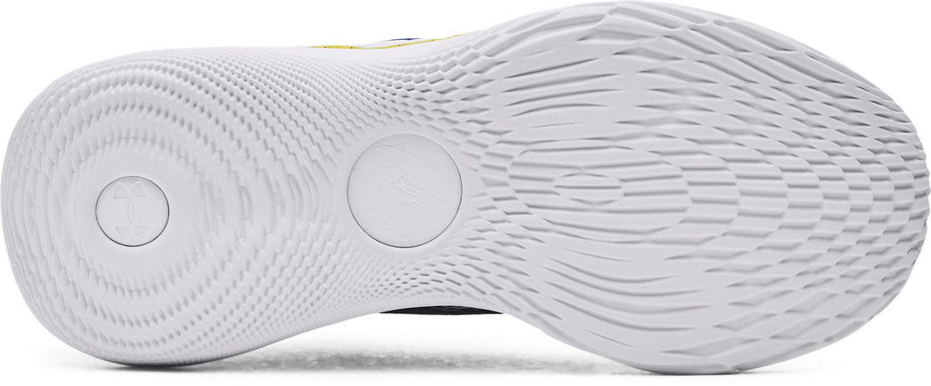 Curry 11 Grade School Basketball Shoes - White