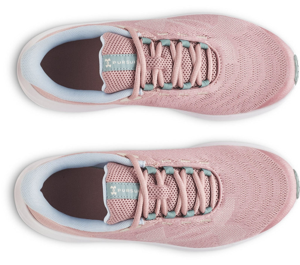 UA Pursuit 4 Big Logo Girls' Grade School Running Shoes - Pink