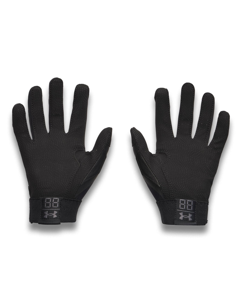 UA Clean Up T-Ball Boys' Batting Gloves - Black