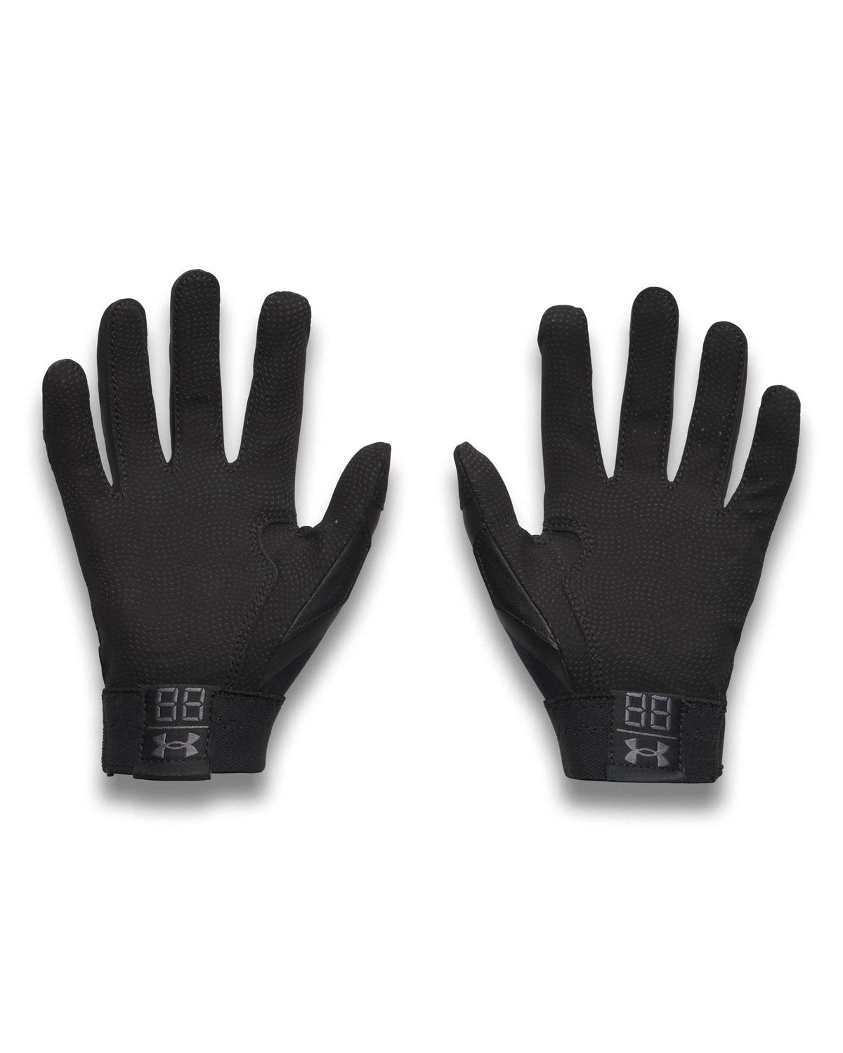 UA Clean Up T-Ball Boys' Batting Gloves - Black