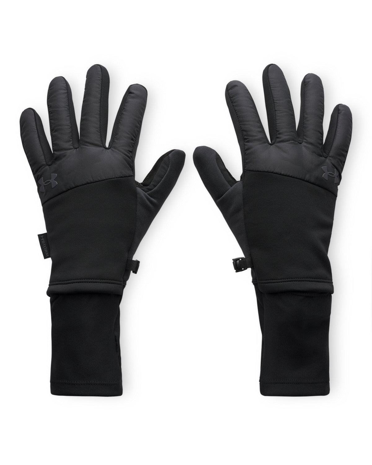 UA Storm Fleece Run Men's Gloves - Black