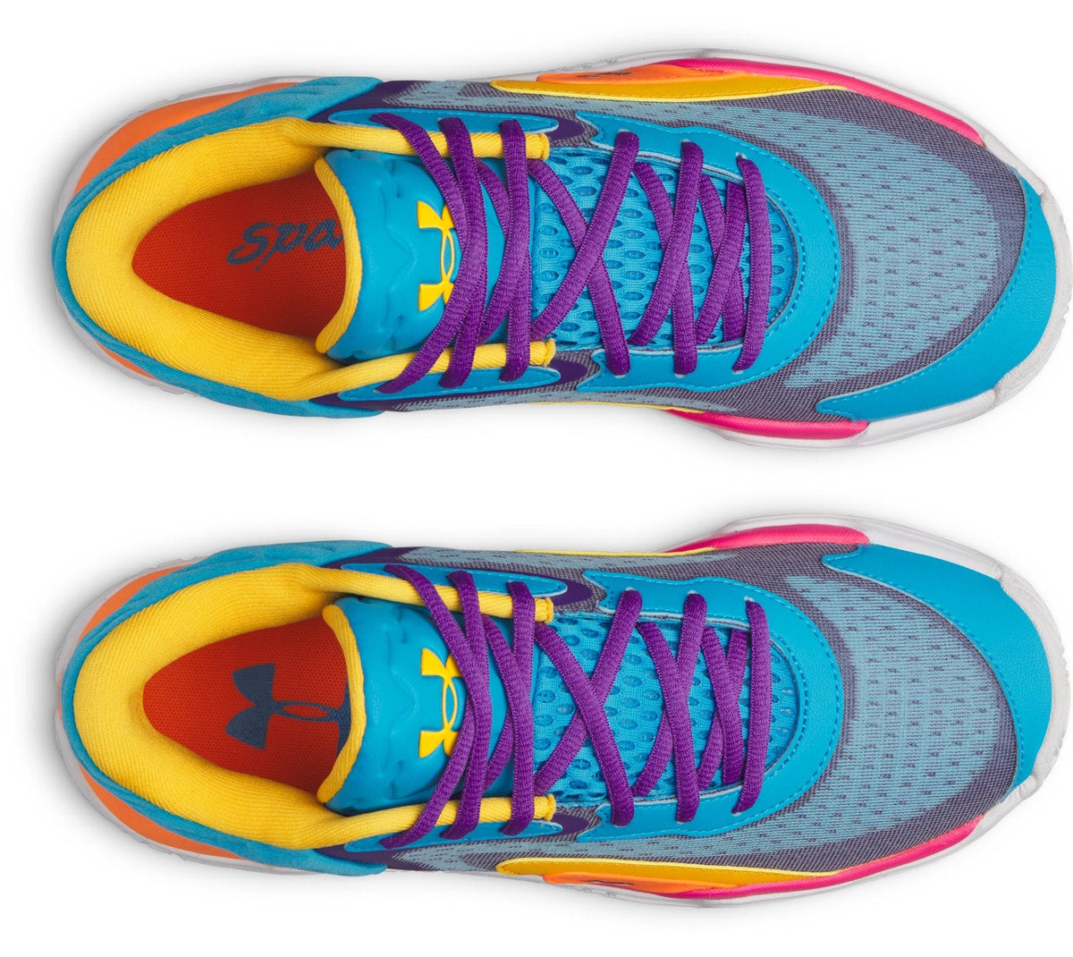 UA Spawn 7 Mid Unisex Basketball Shoes - Blue