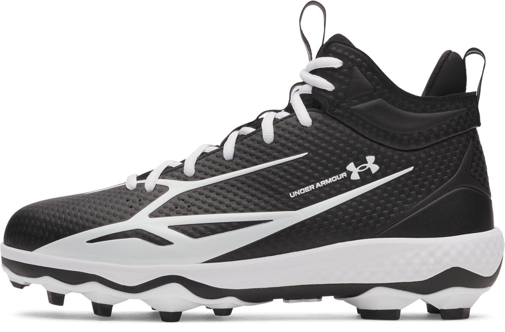 UA Spotlight Mid Football Cleats - Black