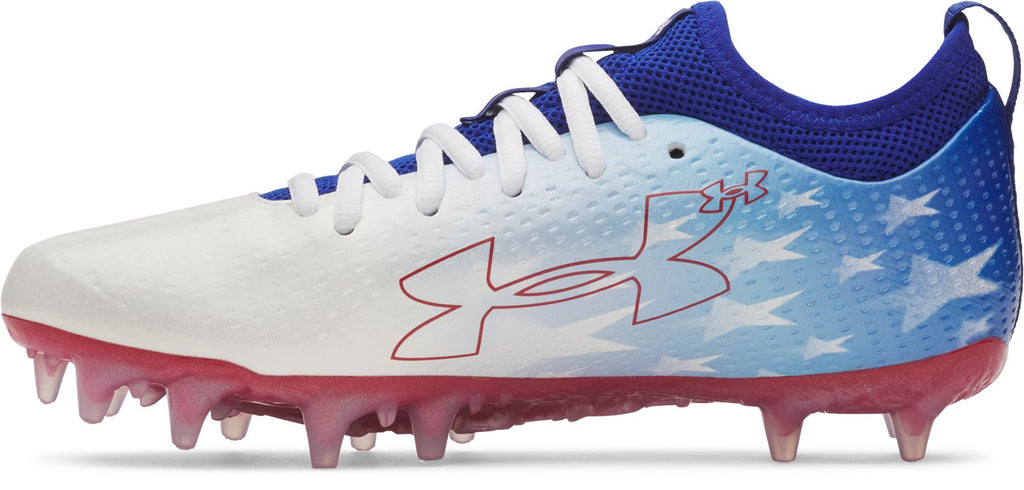 UA Blur Select Jr. USA Kids' Football Cleats - Blue