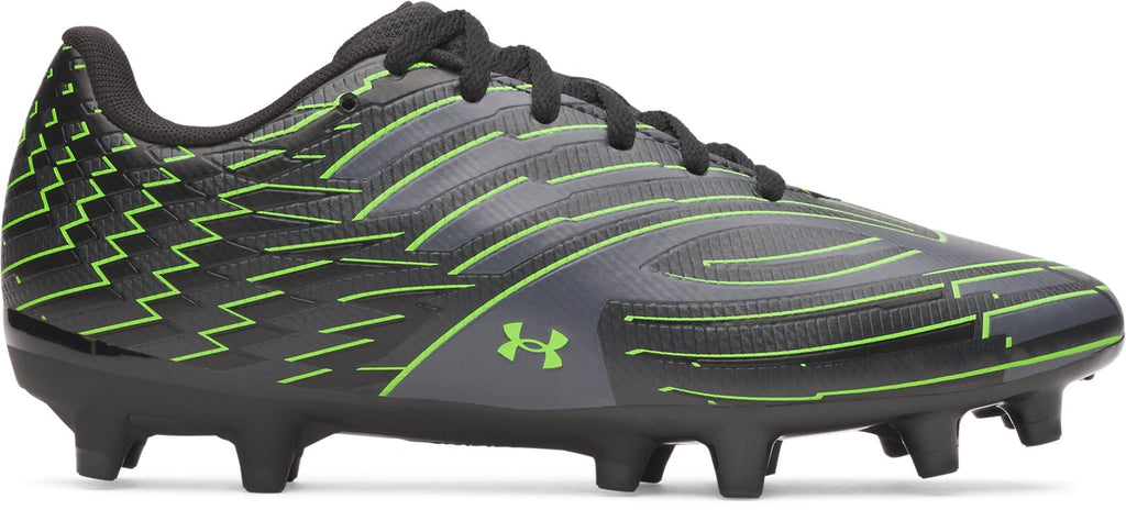 UA Shadow Select 4 FG Jr. Boys' Soccer Cleats - Black