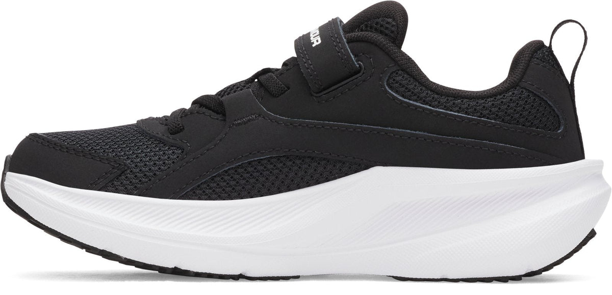 UA Charged+ Assert 11 Boys' Pre-School Running Shoes - Black