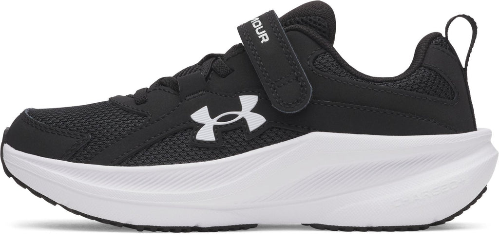 UA Charged+ Assert 11 Boys' Pre-School Running Shoes - Black