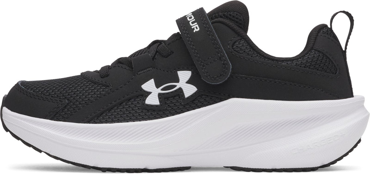 UA Charged+ Assert 11 Boys' Pre-School Running Shoes - Black