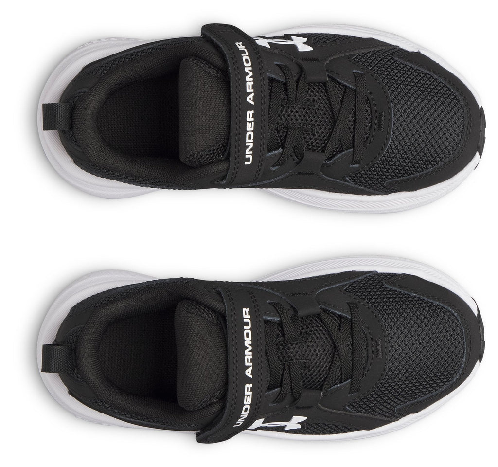 UA Charged+ Assert 11 Boys' Pre-School Running Shoes - Black