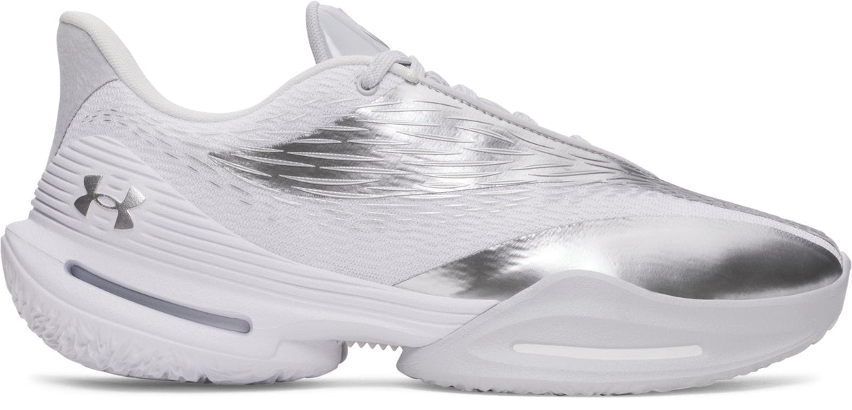 UA D. Fox 3 Team Unisex Basketball Shoes - White