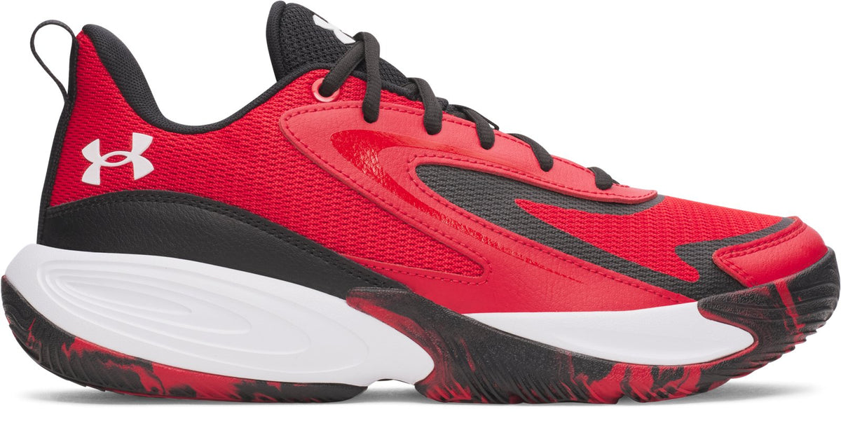UA Lockdown 8 Unisex Basketball Shoes - Red
