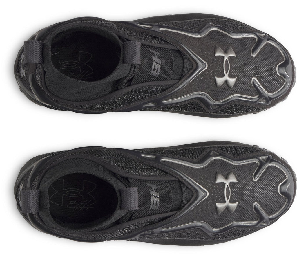 UA Harper 11 Pro TPU Mid Men's Baseball Cleats - Black