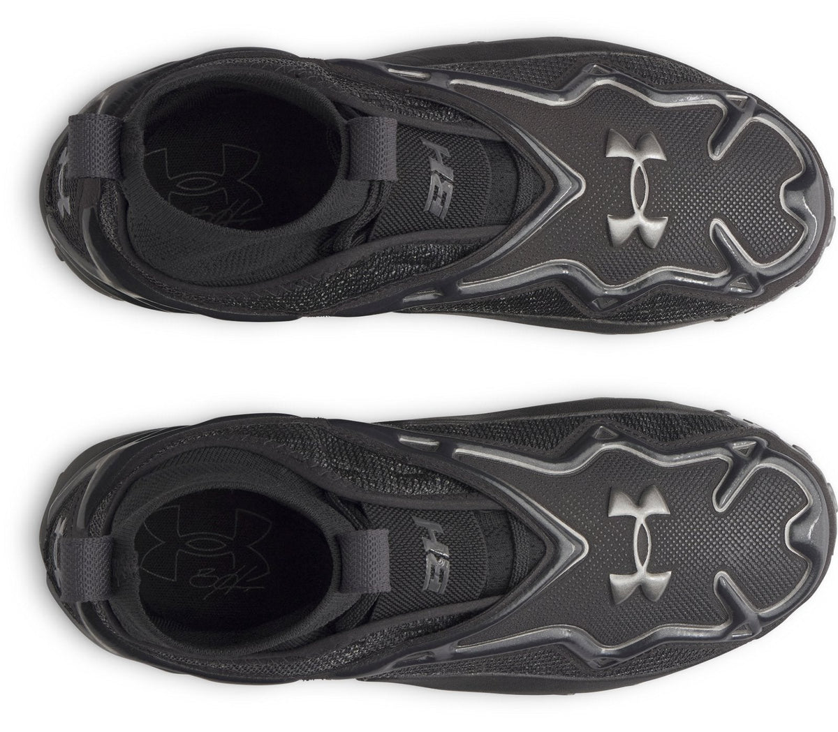 UA Harper 11 Pro TPU Mid Men's Baseball Cleats - Black