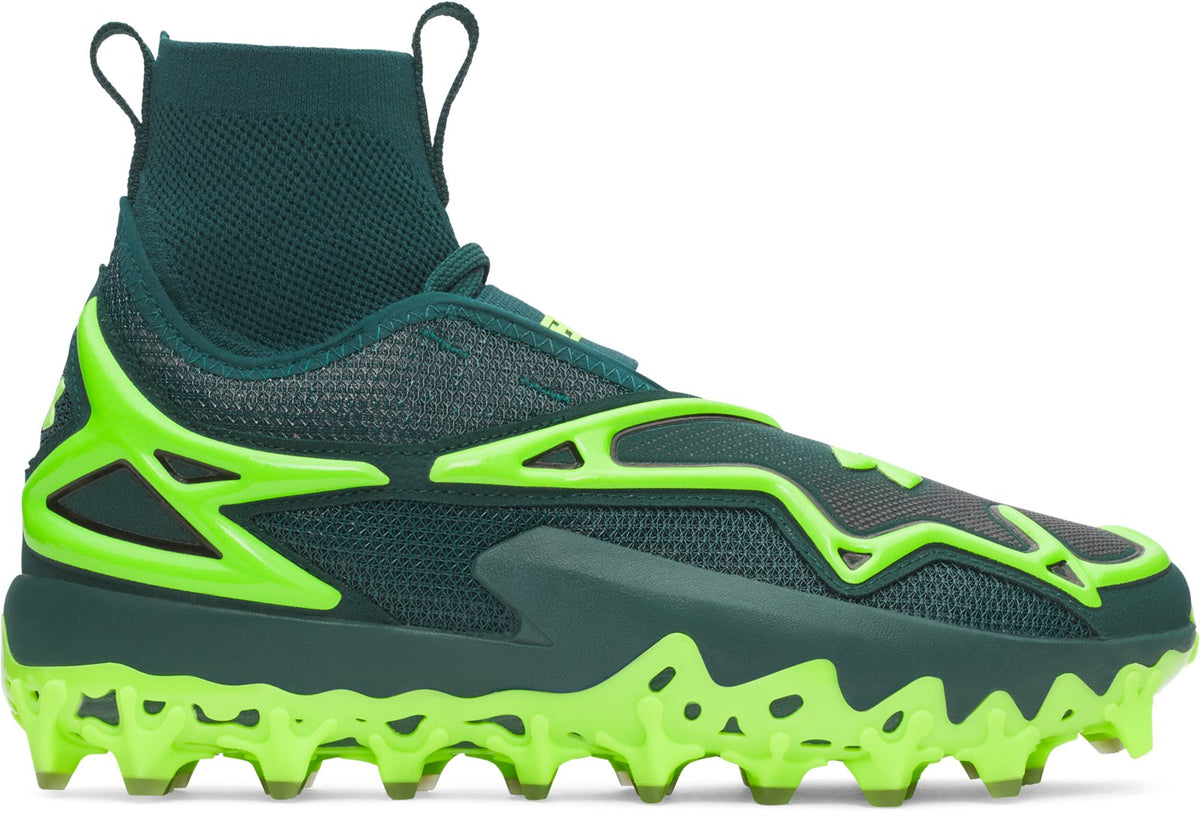 UA Harper 11 Pro TPU Mid Men's Baseball Cleats - Green