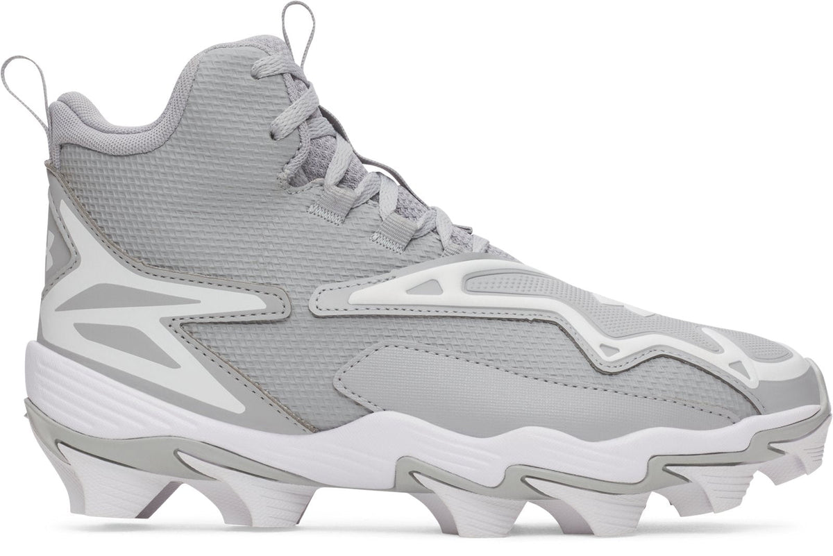 UA Harper 11 RM Jr. Boys' Baseball Cleats - Gray