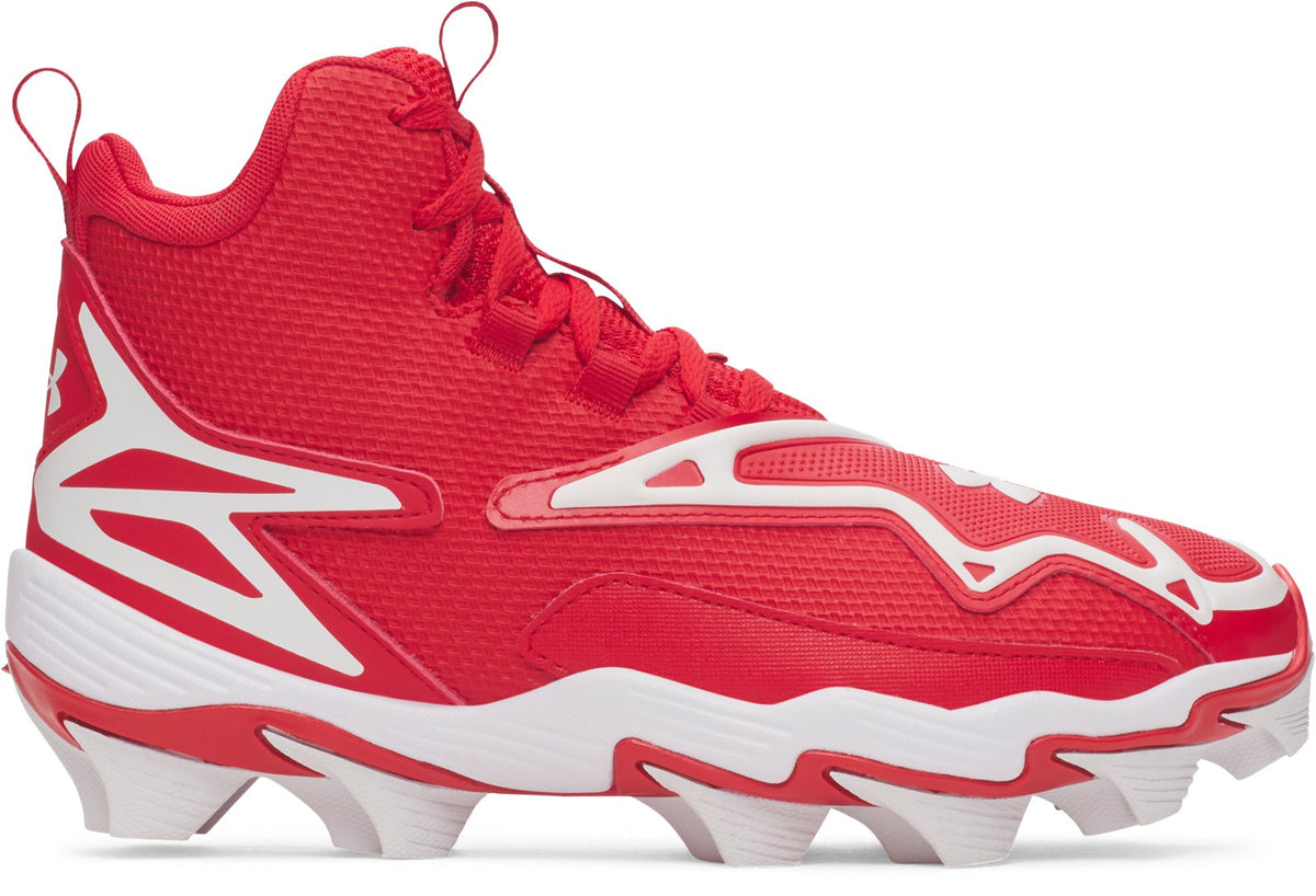 UA Harper 11 RM Jr. Boys' Baseball Cleats - Red