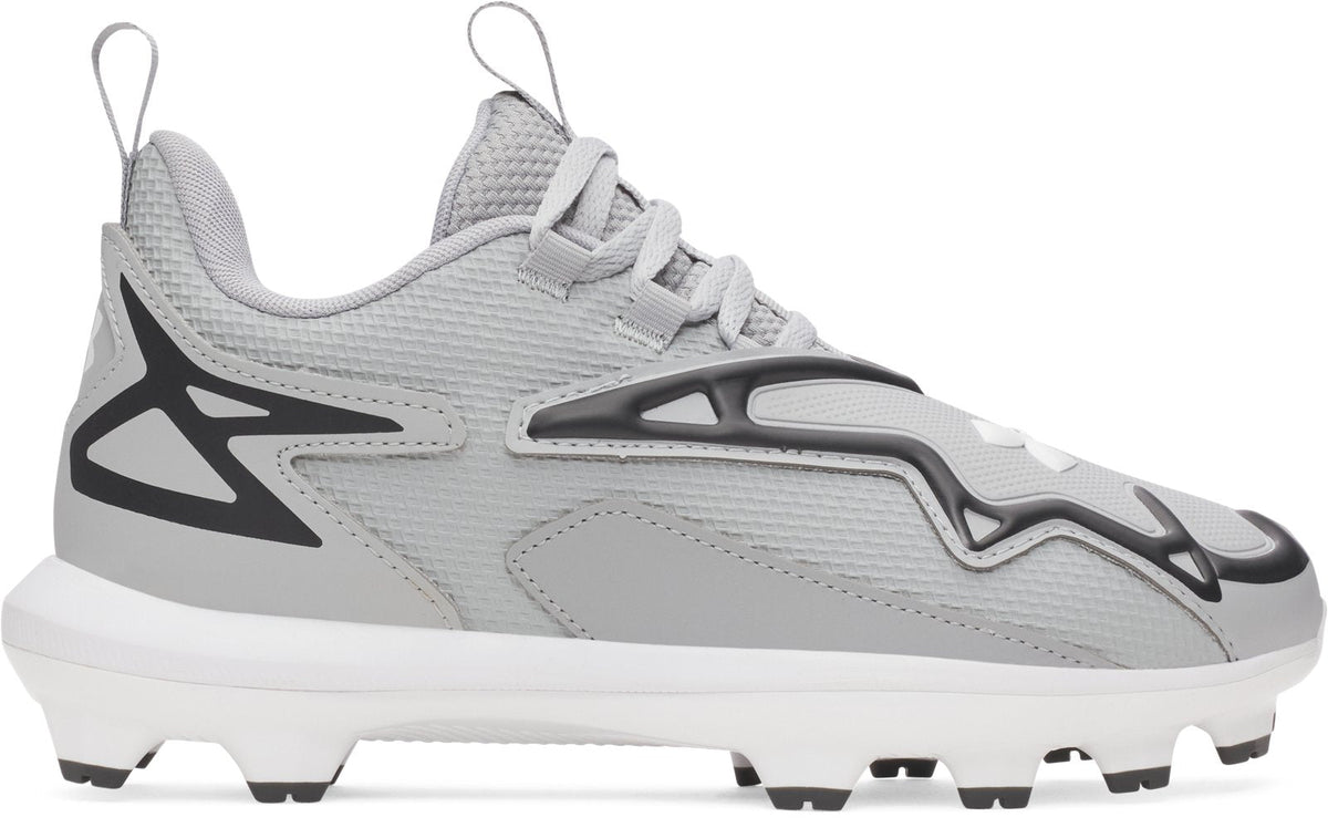 UA Harper 11 TPU Jr. Boys' Baseball Cleats - Gray