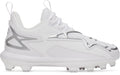 UA Harper 11 TPU Jr. Boys' Baseball Cleats - White