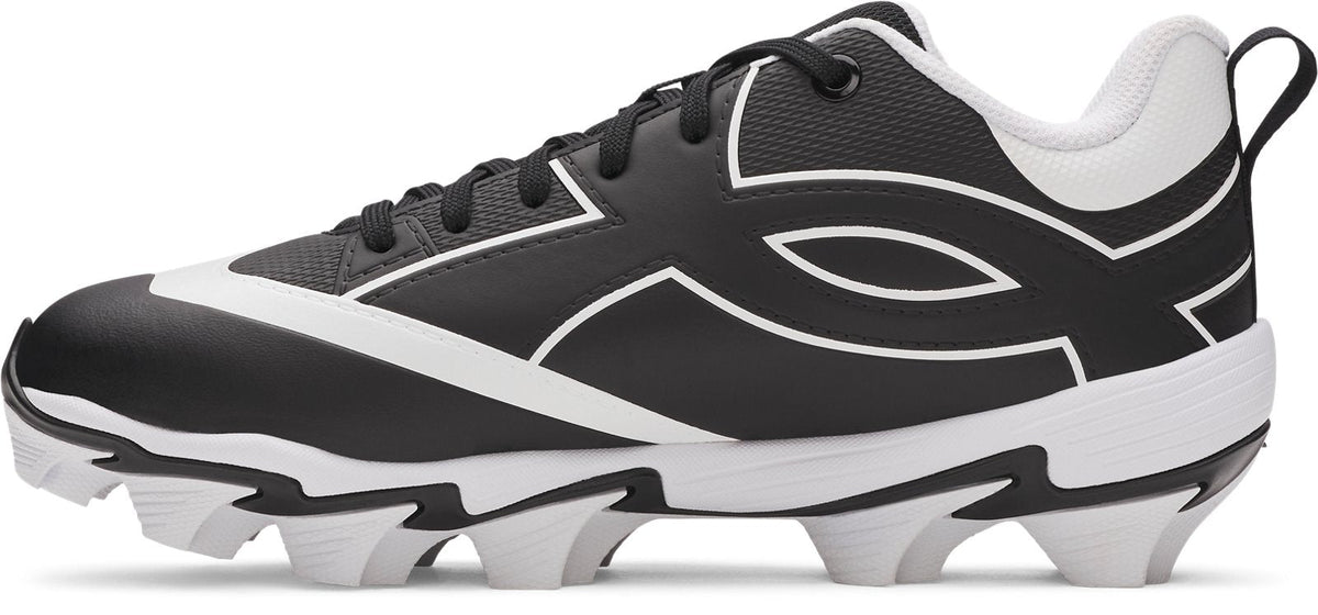 UA Leadoff Icon Low RM Jr. Boys' Baseball Cleats - Black