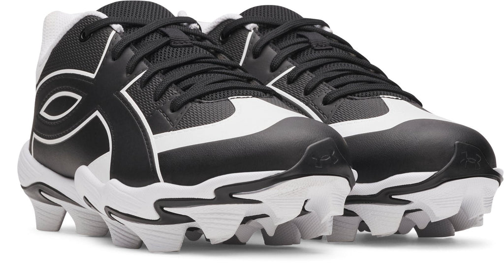 UA Leadoff Icon Low RM Jr. Boys' Baseball Cleats - Black