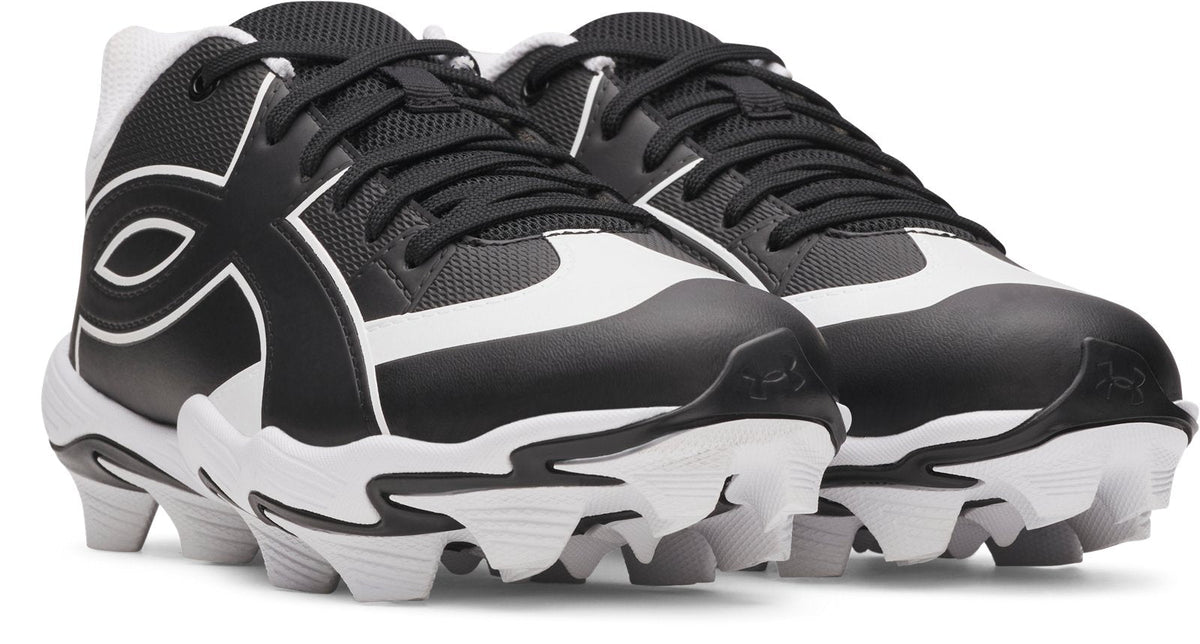UA Leadoff Icon Low RM Jr. Boys' Baseball Cleats - Black