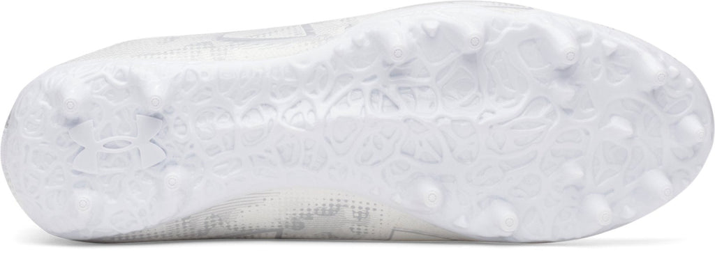 UA Blur Select Lax Jr. Kids' Lacrosse Cleats - White