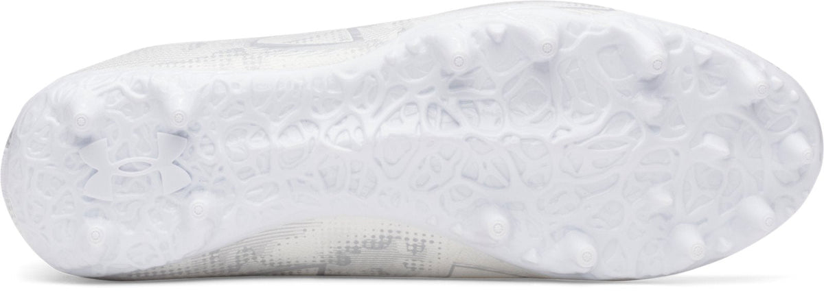UA Blur Select Lax Jr. Kids' Lacrosse Cleats - White