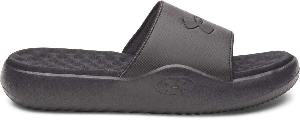 UA Ignite Pro 8 Fixed Strap Men's Slides - Black