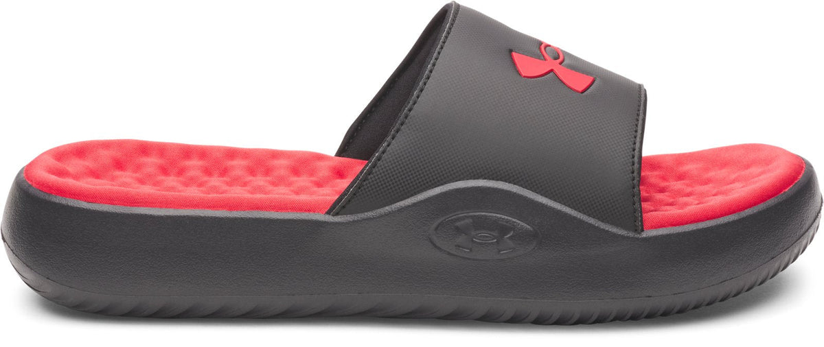 UA Ignite Pro 8 Fixed Strap Men's Slides - Black
