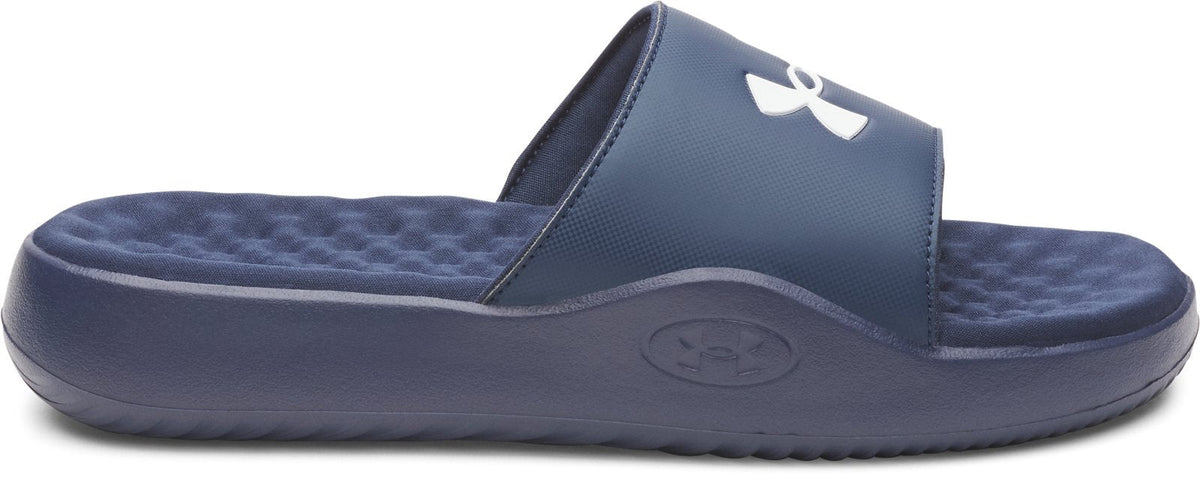 UA Ignite Pro 8 Fixed Strap Men's Slides - Blue