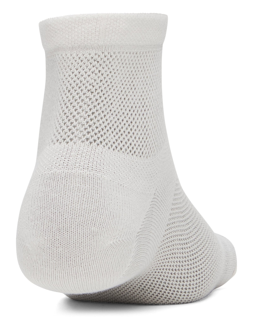 UA Essential Mesh Unisex 3-Pack Quarter Socks - White
