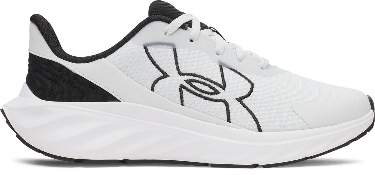 UA Ascend Big Logo Boys' Grade School Running Shoes - Gray