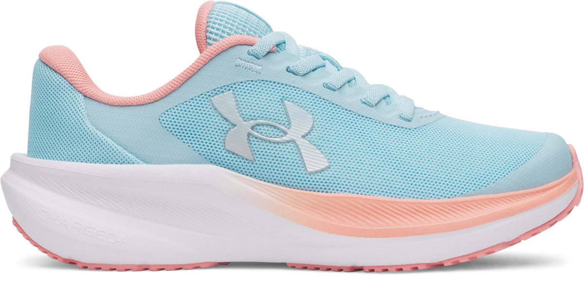 UA Charged+ Chase Girls' Pre-School Running Shoes - Blue