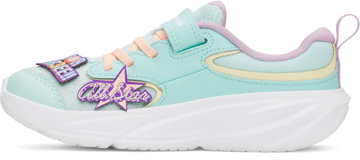 UA Surge 5 Patches Girls' Pre-School Running Shoes - Green