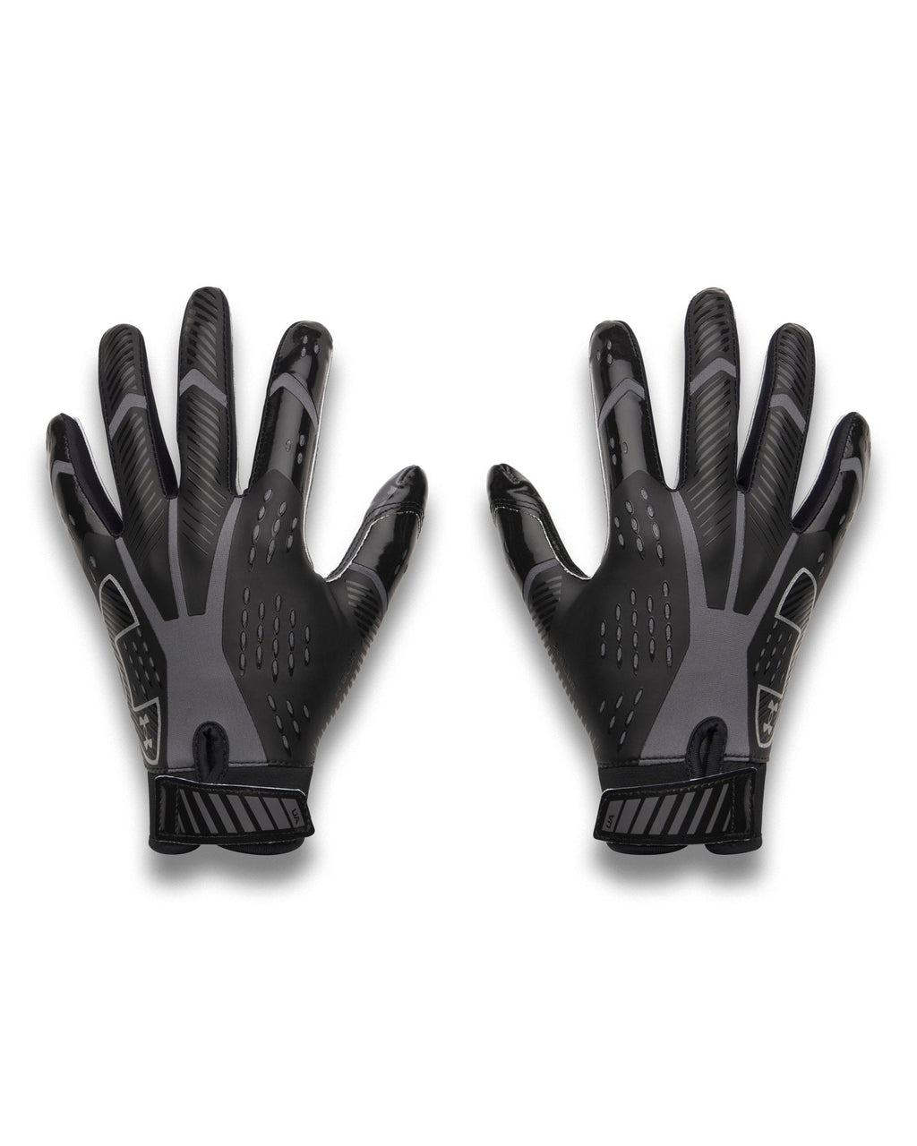 UA Blur PTH Kids' Football Gloves - Black