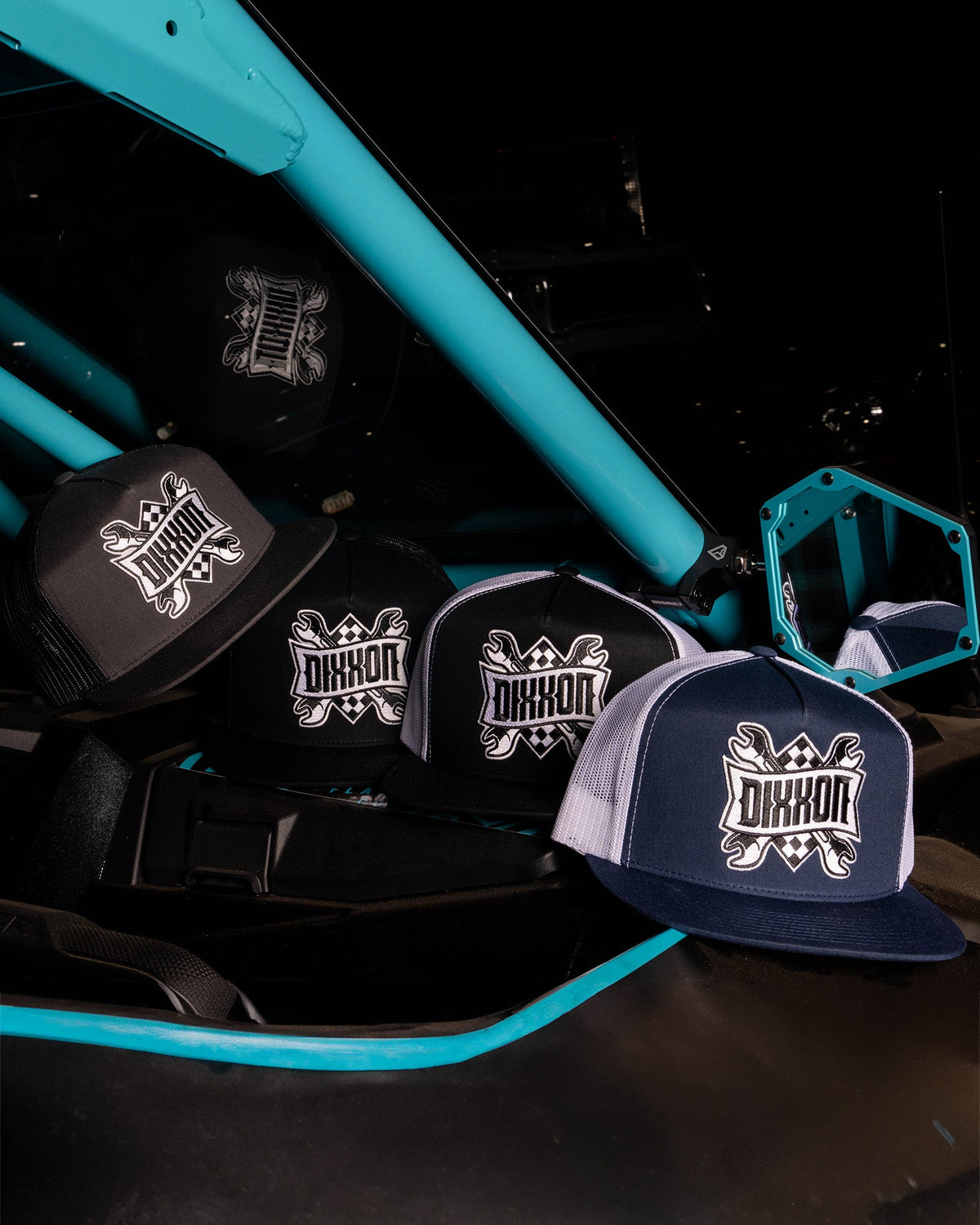 Pit Crew Flat Bill Trucker Snapback