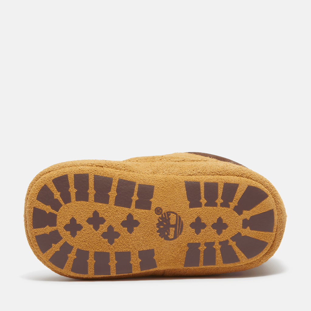 Infant Crib Bootie Mid HookandLoop Boot TBL Wheat Suede ALT3